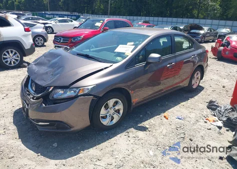 2013 Honda Civic Lx z USA, uszkodzony, nr VIN 2HGFB2F56DH528423